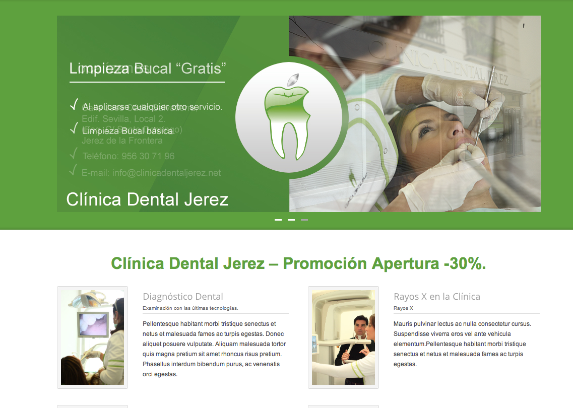 Clínica Dental Jerez reestrena su Web V.2.0